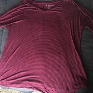 AE maroon shirt